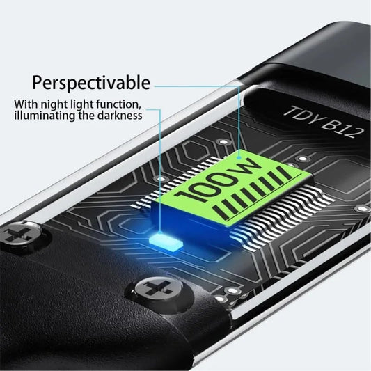 100W 3-in-1 Charging Cable