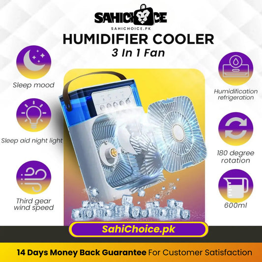 Humidifier Cooler 3 In 1 Fan